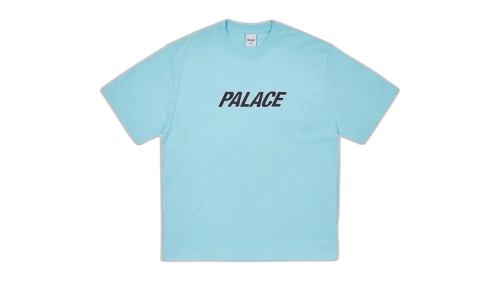 Palace Heavy Font T-Shirt Skyline Blue