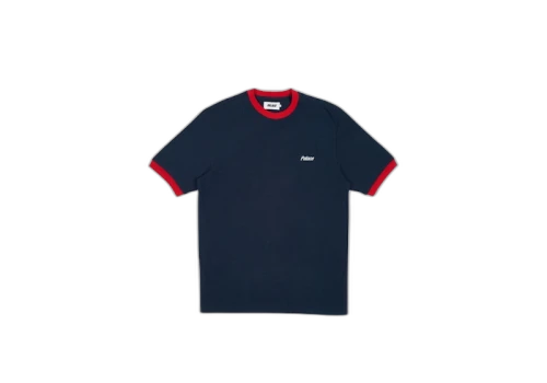 Palace Heavy Ringer T-Shirt Navy/Red