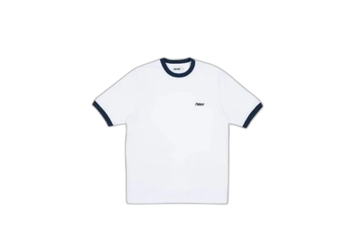 Palace Heavy Ringer T-Shirt White/Black