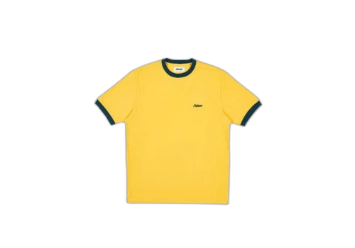 Palace Heavy Ringer T-Shirt Yellow/Green