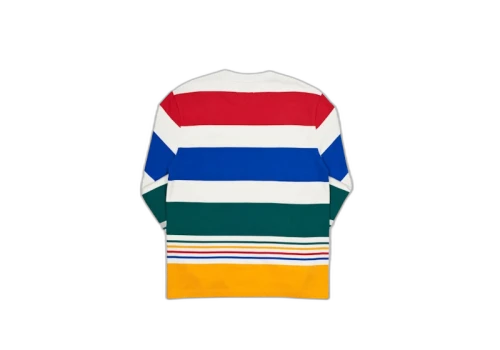 Palace Heavy Stripe L/S T-Shirt White/Multi