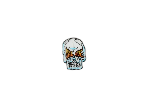 Palace Hesh Pin Badge White