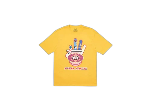Palace Hippy Cig T-Shirt Yellow