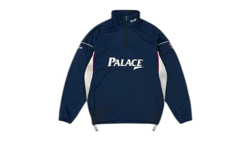 Palace Hole In 1/4 Zip Navy
