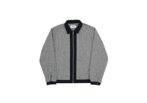 Palace Hound Zip Shirt Houndstooth Black/White