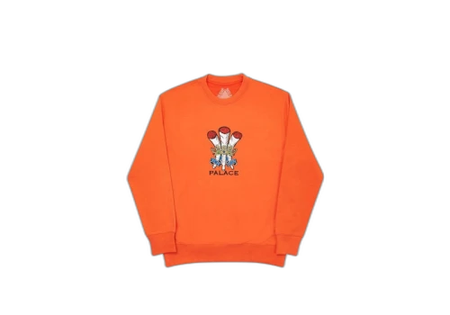 Palace Ich Bun Crew Dark Orange