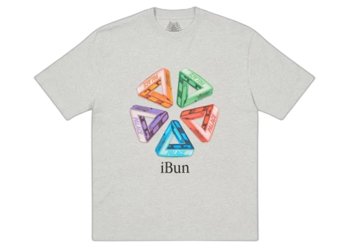 Palace Ich Bun T-shirt Grey Marl