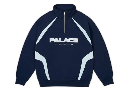 Palace International 1/4 Zip Navy