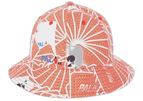 Palace JCDC Cards Bucket Hat Red