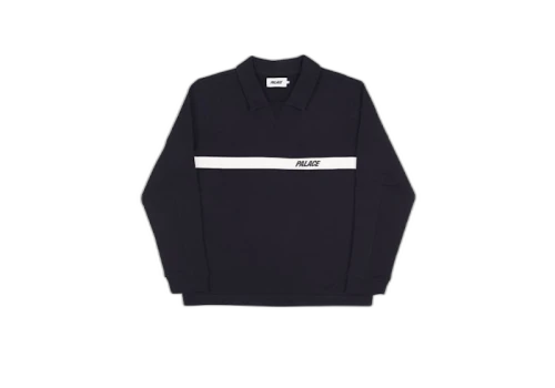 Palace Jersey Drill Top Black/White
