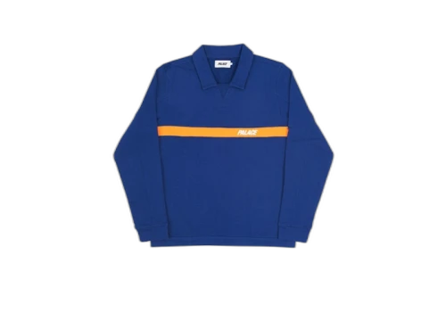 Palace Jersey Drill Top Blue/Orange