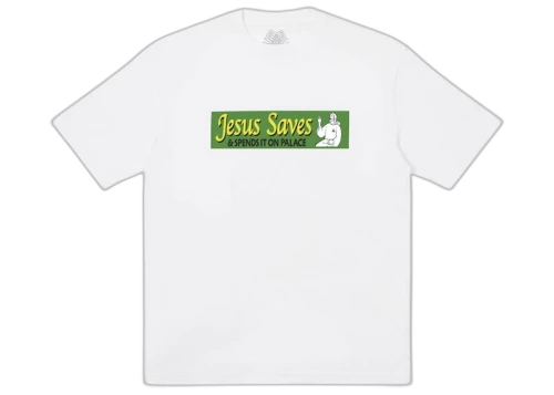 Palace Jesus Saves T-shirt White