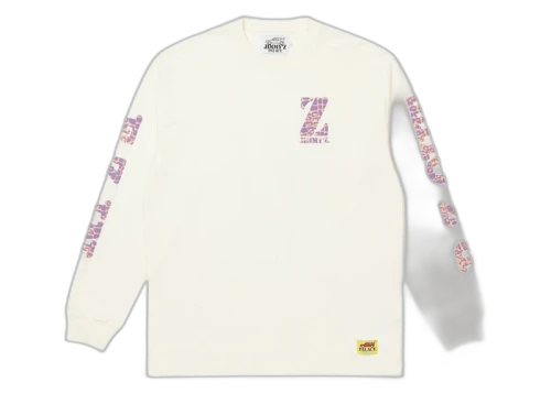 Palace Jimmy'z Washed Longsleeve White