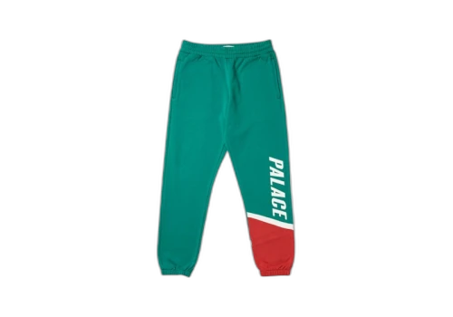 Palace Jogger Pant White/Green/Red