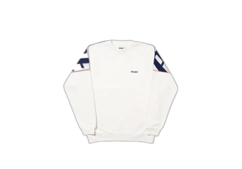 Palace Jumbo Drop Crew White