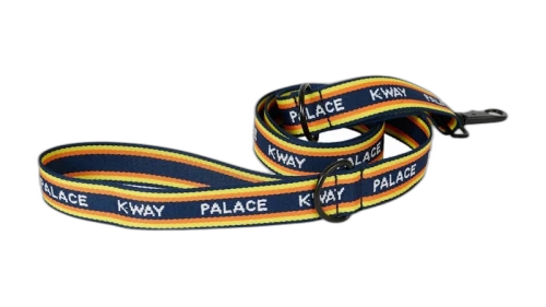 Palace K-Way Dog Leash Navy/Yellow Stripe
