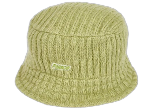 Palace Knitted Bucket Hat Green