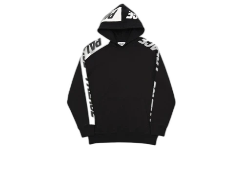 Palace Large Up Hood Black