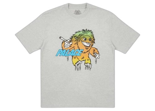 Palace Large Up T-shirt (FW21) Grey Marl