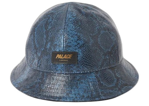 Palace Leather Bucket Blue