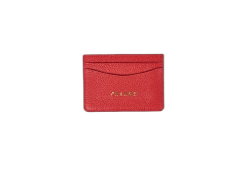 Palace Leather Card Holder Red