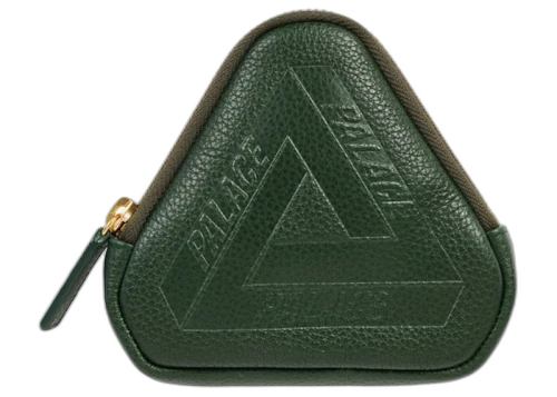 Palace Leather Coin Wallet Green