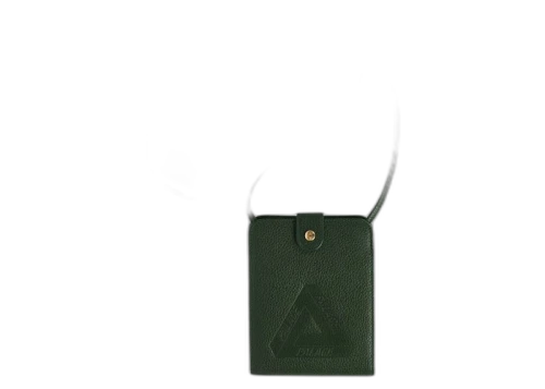 Palace Leather Hanging Wallet Green