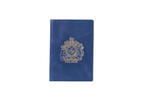 Palace Leather Passport Case Blue