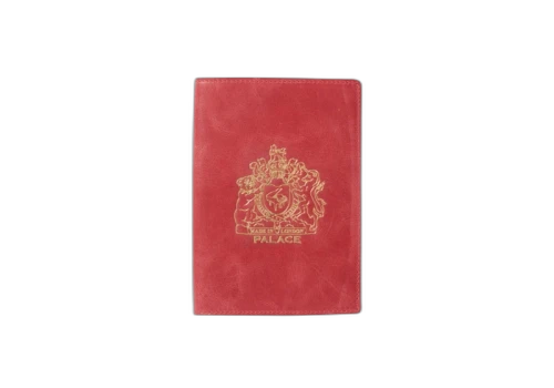 Palace Leather Passport Case Red