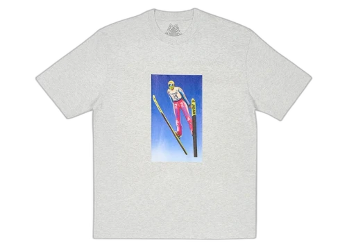Palace Lift Off T-Shirt Grey Marl