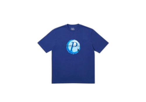 Palace Log On T-Shirt Blue