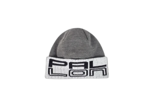 Palace London Panel Beanie Grey Marl