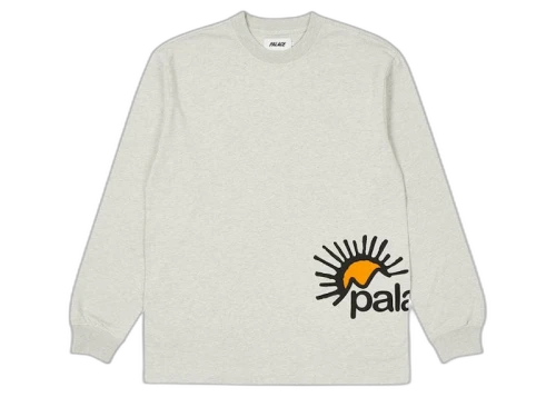 Palace Love Palace Longsleeve Grey Marl
