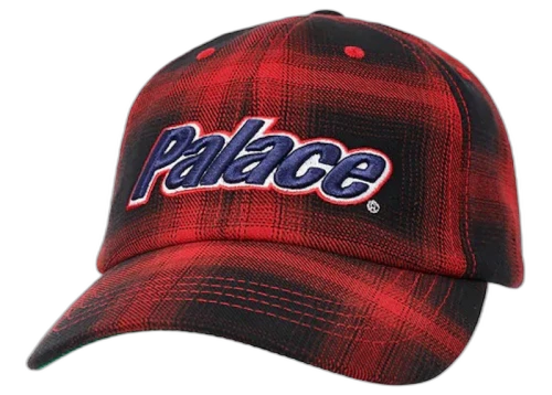 Palace Lowercase 6-Panel Black Check