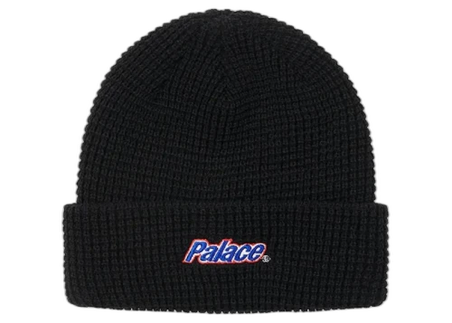 Palace Lowercase Font Beanie Black