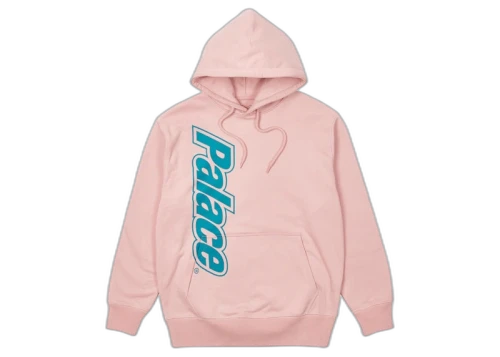 Palace Lowercase Font Hood Pink