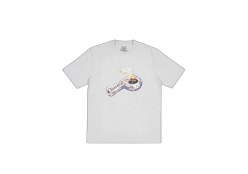 Palace Machine T-Shirt Grey Marl