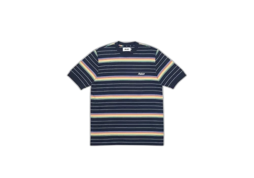 Palace Mershy-Pea Striped T-Shirt Navy