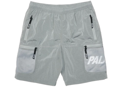 Palace Mesh Pocket Shell Shorts Grey