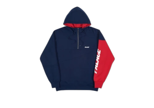 Palace Metric Hood Navy/Red