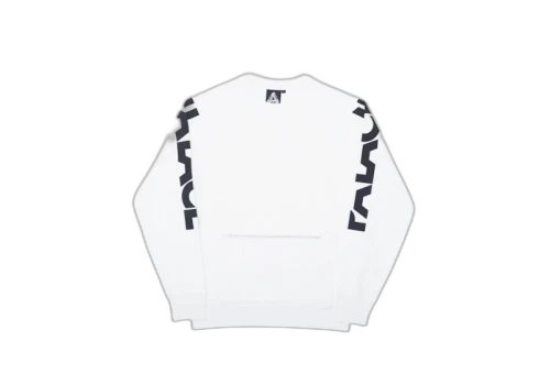 Palace Moto Crew White
