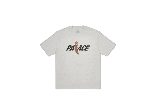 Palace Mr Hankey T-shirt Grey Marl
