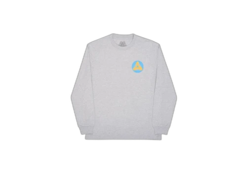 Palace Multi P Longsleeve Grey Marl