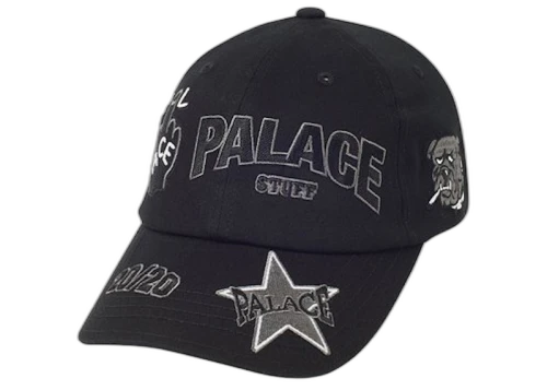 Palace Multi Pack 6-Panel Black