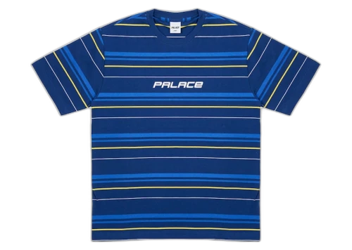 Palace Multi Striper T-Shirt Navy