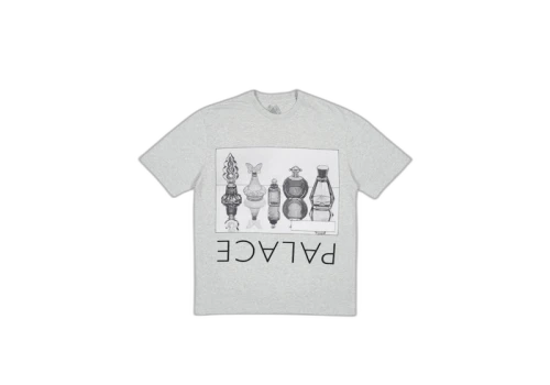 Palace Nasal T-Shirt Grey Marl