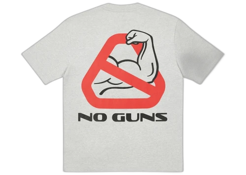 Palace Nein Guns T-shirt Grey Marl