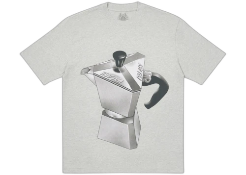 Palace Nein Tea T-shirt Grey Marl