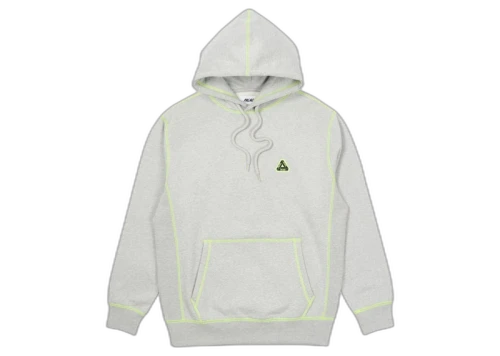 Palace Neo Stitch Hood Grey Marl