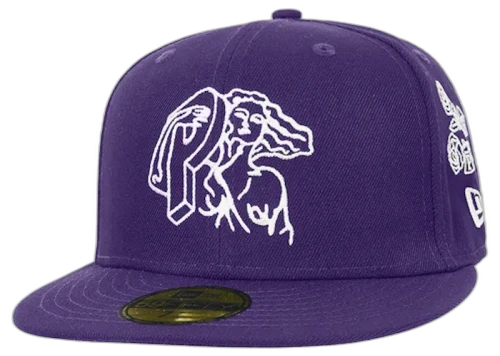 Palace New Era P-Statue 59Fifty Hat Purple